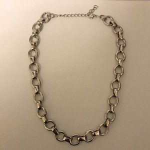 Costume silver necklace